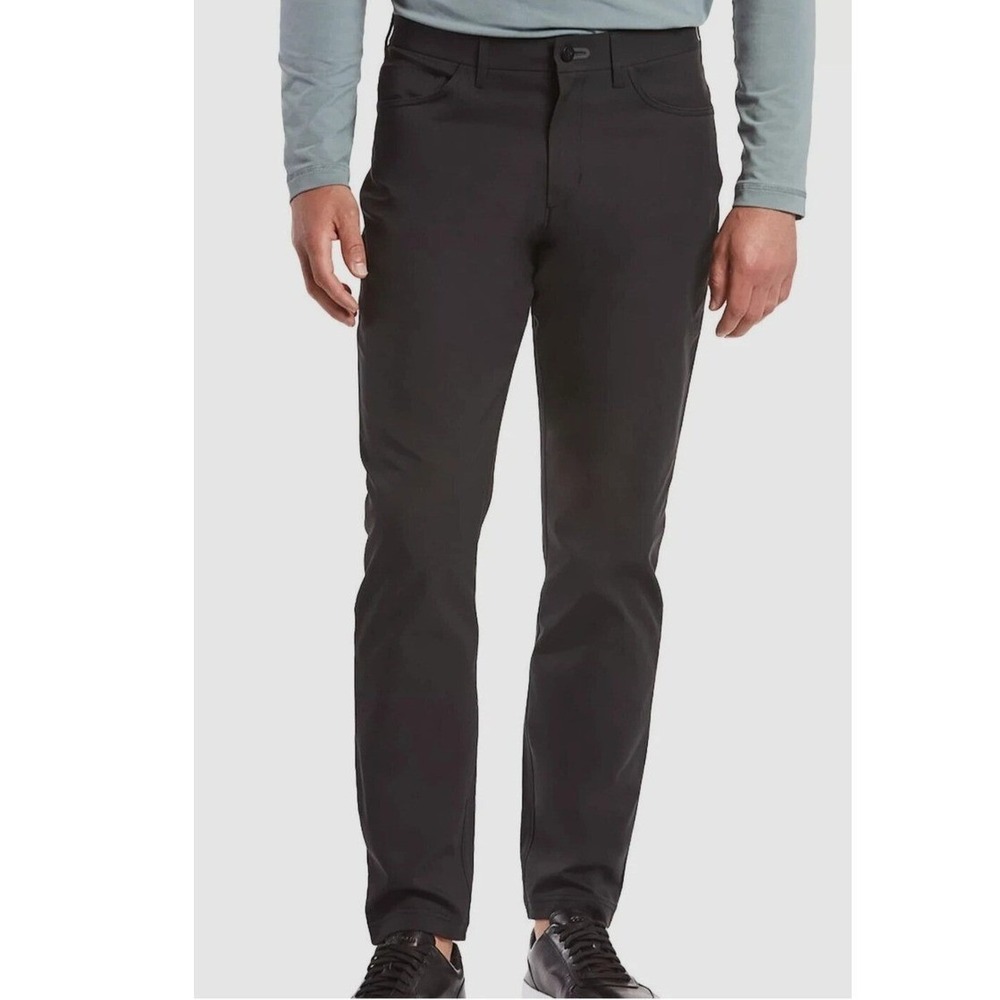 Public Rec Workday Pant Mens 32x32 Black Straight Leg Athleisure Tech Trousers